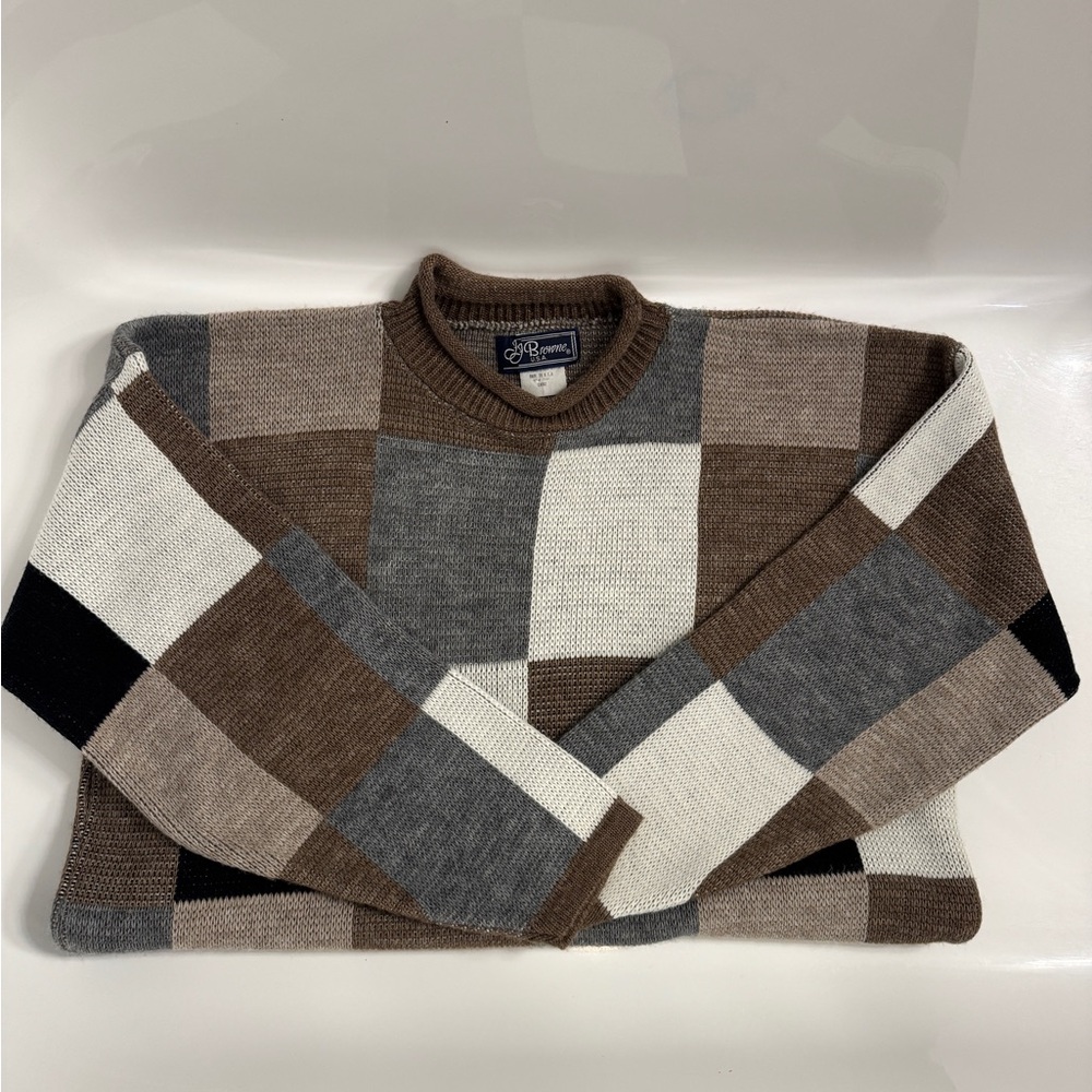 Vintage JJ Browne patchwork sweater